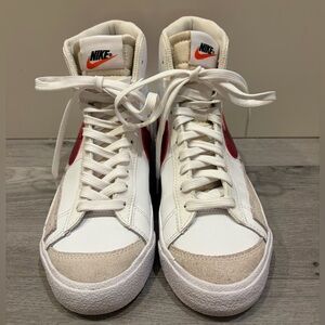 Nikes Blazers High Top Sneakers size 4.5 (Big Kids) 6 (Women’s)